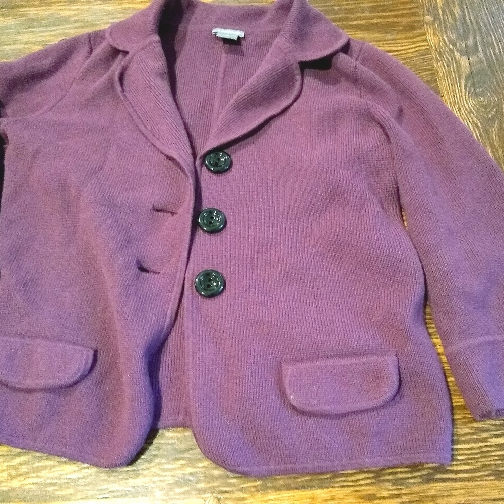 Ann Taylor Knit Blazer Sweater Size XS Cozy!